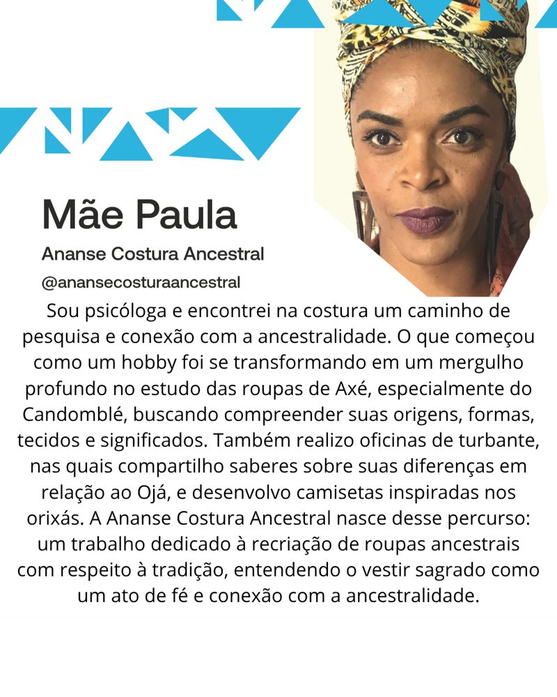 Card da Mãe Paula — Ananse Costura Ancestral